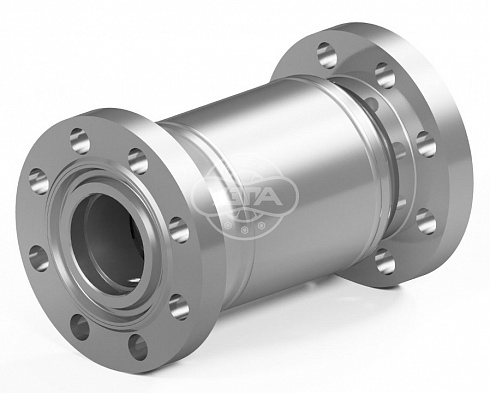 Клапан обратный поворотный фланцевый Dn50 Pn40 Ст. 20