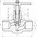 Клапан запорный Dn40 Pn40 под приварку 09Г2С 15лс52нж
